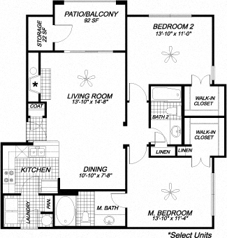 Suite A Floorplan